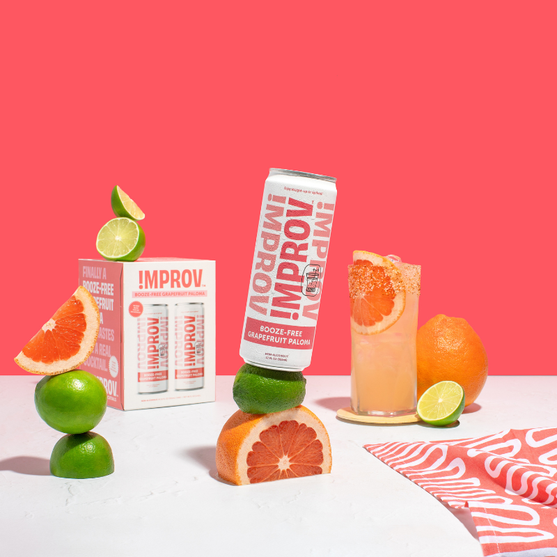Booze-Free Grapefruit Paloma 8 Pack