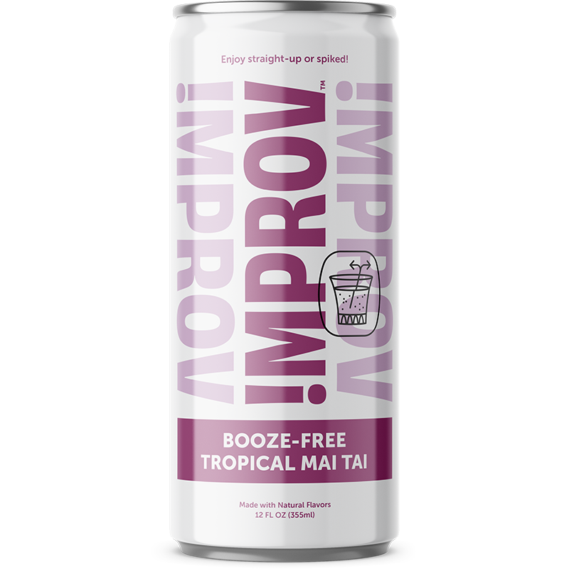 Improv Booze Free Tropical Mai Tai Cocktail