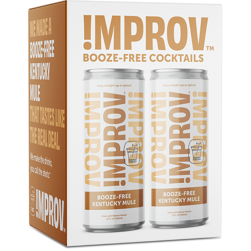 Improv Kentucky Mule Booze Free Cocktail Four Pack